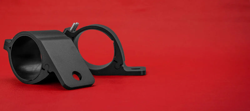 Stedi Tube Clamp Bull Bar Mounting Brackets - Black - 60mm To 65mm