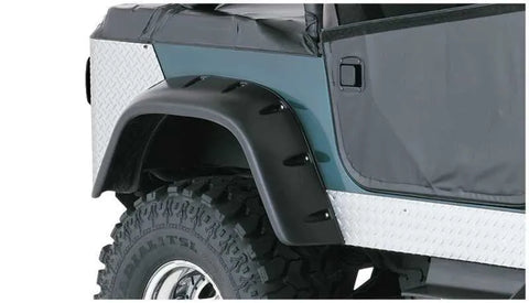 Bushwacker Cut-Out Fender Flares 2pc (CJ5 59-83) — fits Jeep Cj Series Cj7 Cj8 Scrambler Overlander