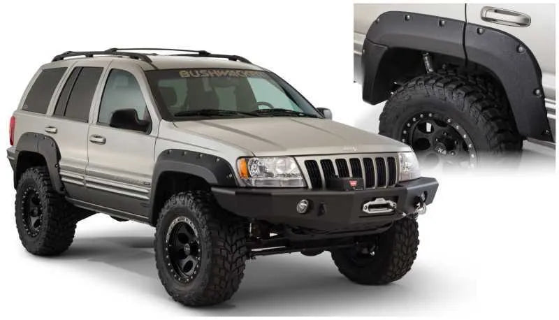 Bushwacker Cut-Out Fender Flares 2pc (Grand Cherokee 99-04) — fits Jeep Grand Cherokee WJ