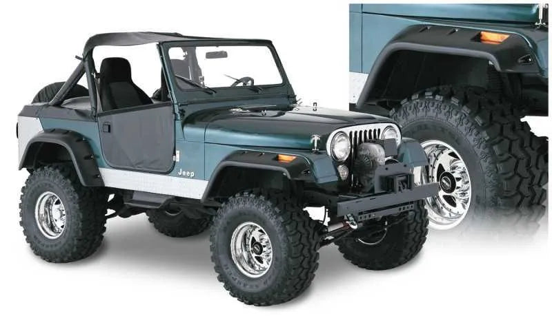 Bushwacker Cut-Out Fender Flares 4pc (CJ5 59-83)