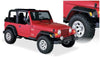 Bushwacker Pocket Style Fender Flares 4pc (Wrangler TJ 97-06)