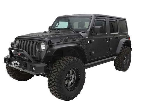 Bushwacker Flat Style Fender Flares 4pc (Wrangler 18+)