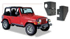 Bushwacker Trail Armor Rear Corners - Black (Wrangler TJ 97-06)