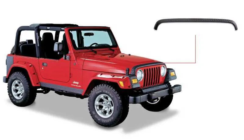 Bushwacker TrailArmor Hood Stone Guard (Wrangler TJ 97-06)