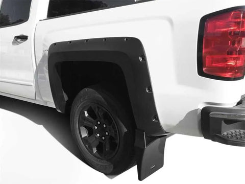 Bushwacker TrailArmor Rear Mud Flaps Fits Pocket Style Flares (Silverado 1500 14-18)