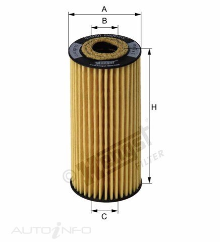 Hengst Oil Filter Mercedes-Benz A160 A B Class - E16H01D51