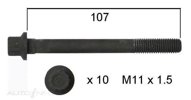 Permaseal Head Bolt Set - HBS299