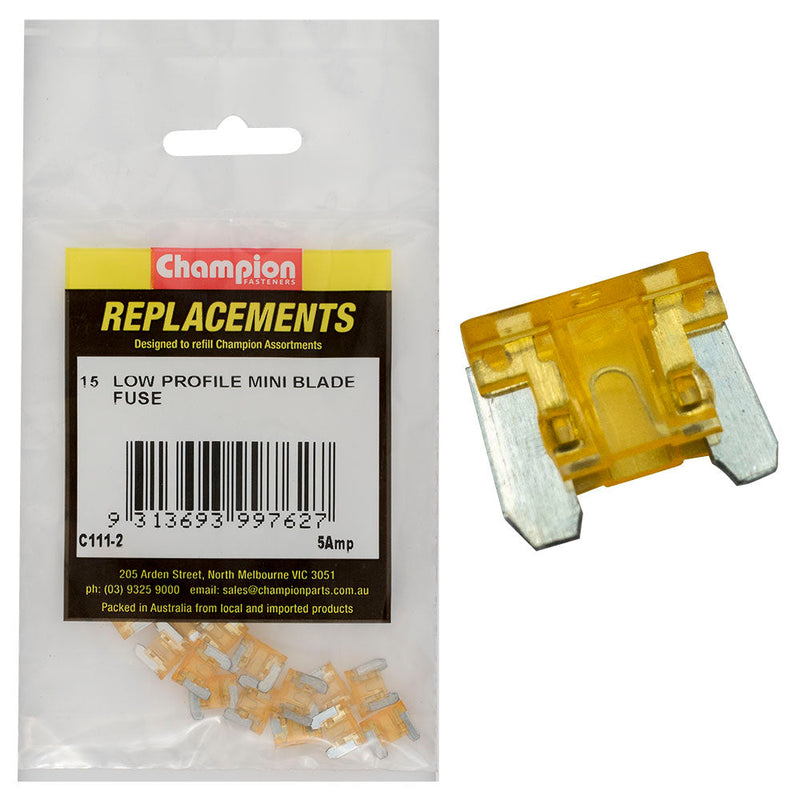 Champion Fasteners Fuse Blade Micro 5 Amp C111-2