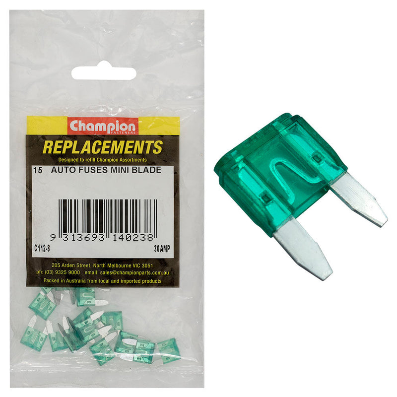 Champion Fasteners Fuse Blade Mini 30 Amp C112-8