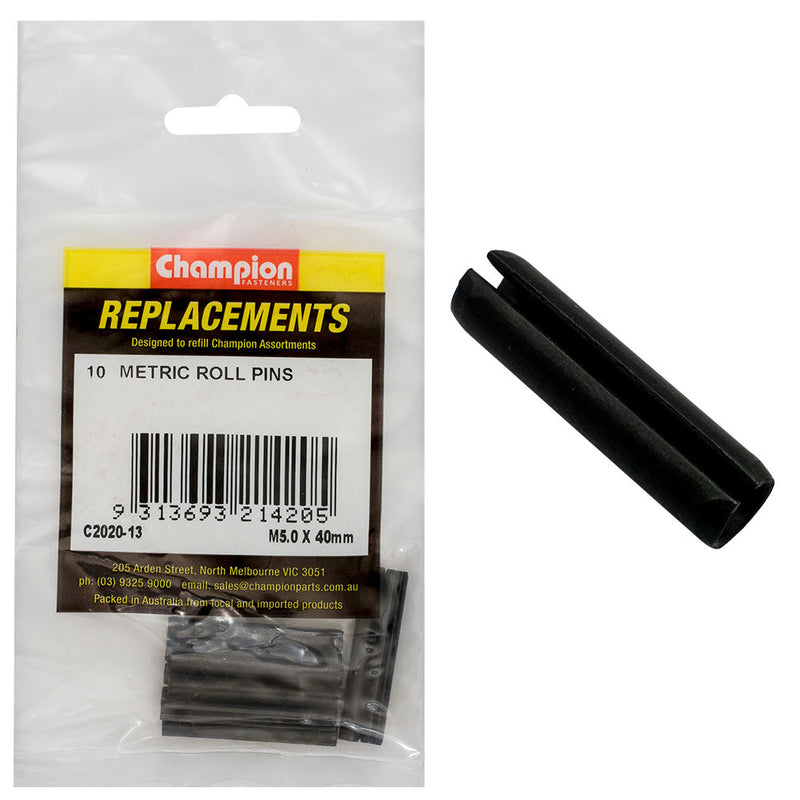 Champion Fasteners Roll Pin 5.0 X 40mm C2020-13