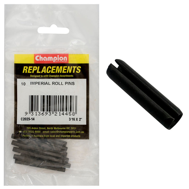 Champion Fasteners Roll Pin 3/16In X 2In C2025-14