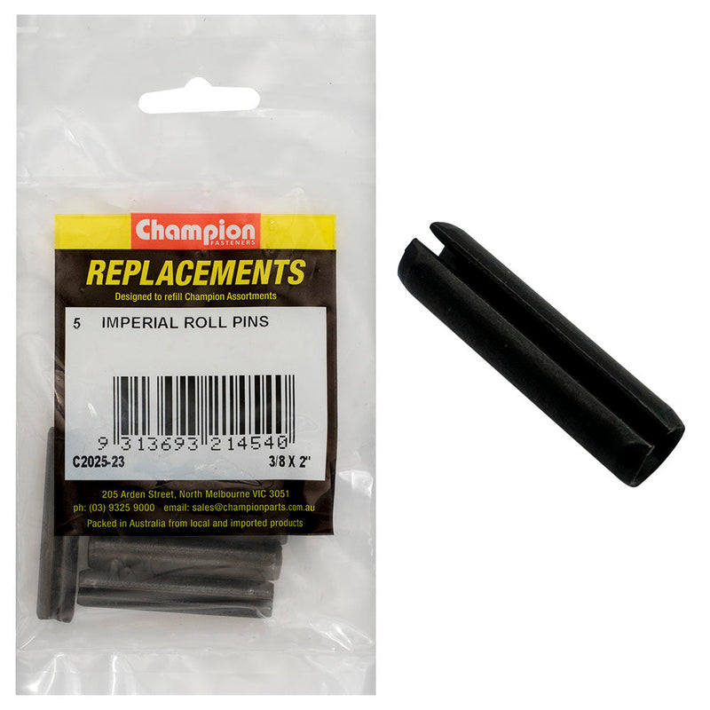 Champion Fasteners Roll Pin 3/8In X 2In C2025-23