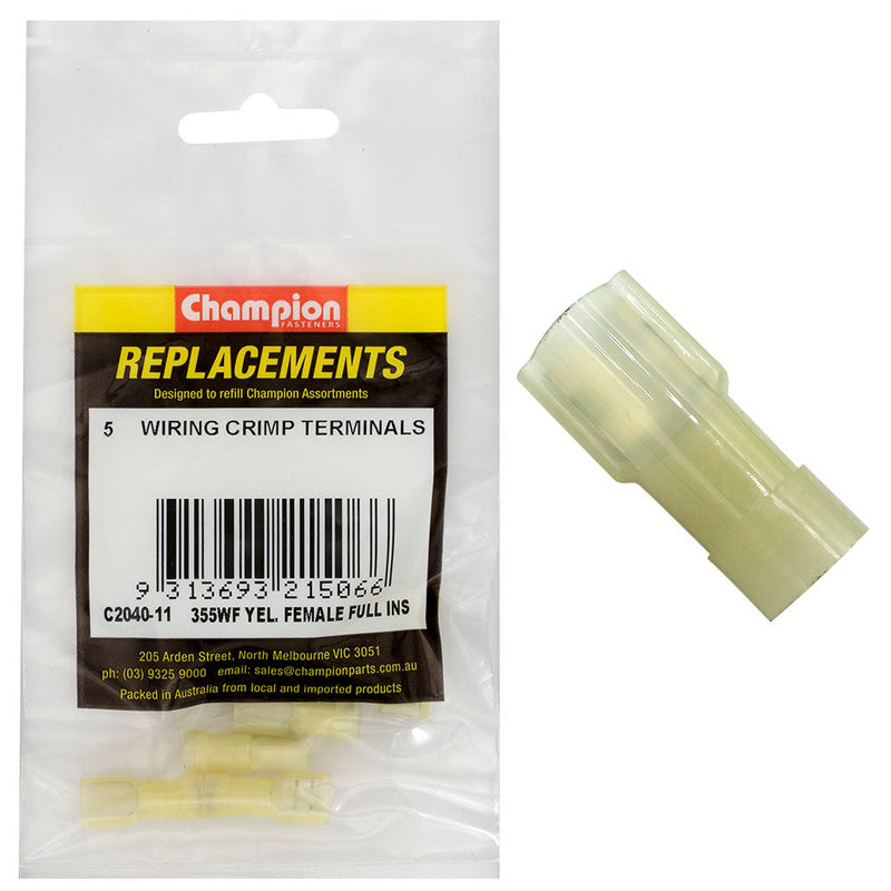 Champion Fasteners Crimp Terminal Blade Female Fully