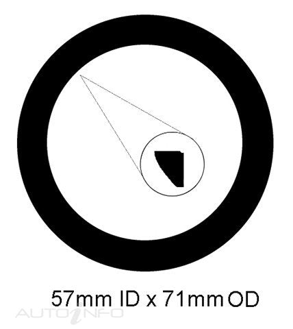 Permaseal Gasket Exhaust Flange Holden - EPG074