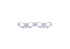 Cometic MLS Exhaust Manifold Gasket 1.771 x 1.296 Oval Port 0.030 in Thick (200SX 95-98/NX 91-93/Silvia 93-00)