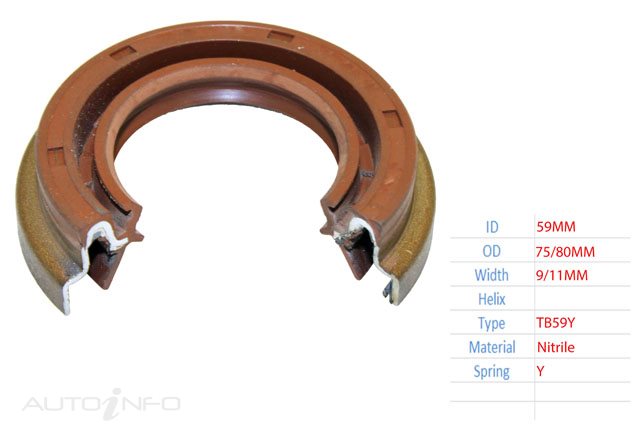 BW Oil Seal 59*75/80*9/11 TB59Y - 403069N
