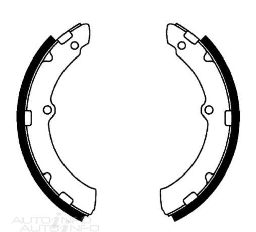 BNT Brake Shoes Front Rear Toyota Dyn Coa - K2329
