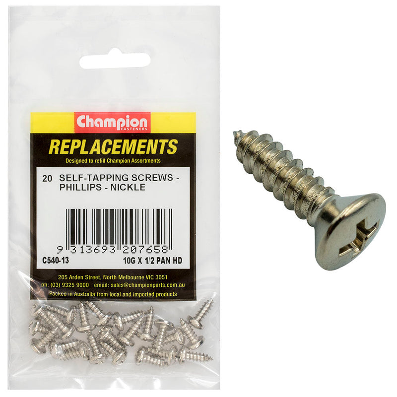 Champion Fasteners Self TaPPEr Screw Pan Phillips 4.8 X