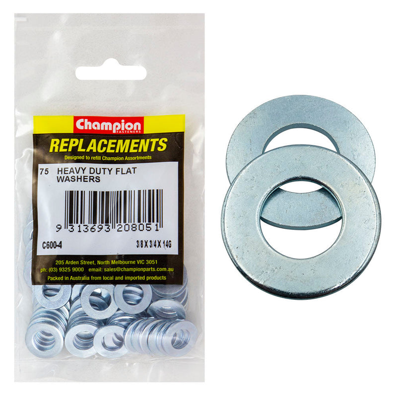 Champion Fasteners Washer Flat Heavy Duty M10 X 19 X 2mm