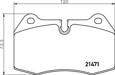 C-Plus Brake Pads Front Bmw 5 7 8 Series - MDB1752