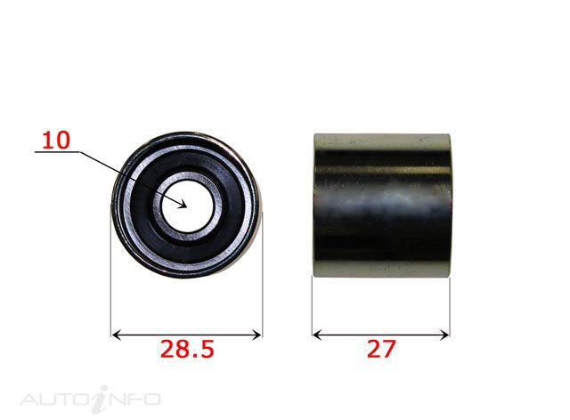 BW Timing Belt Idler Audi VW A3 A4 A6 Golf - QTT1009