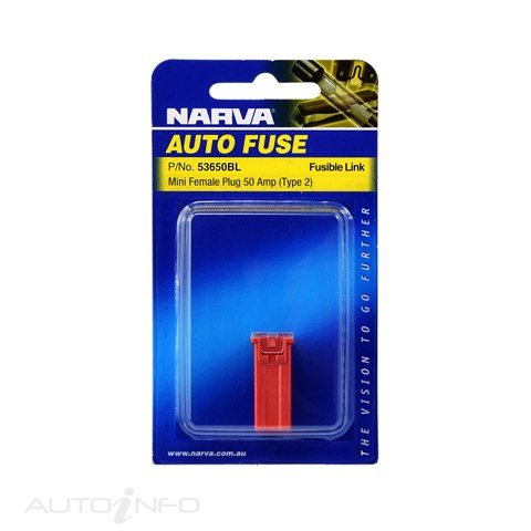 Narva Fusible Link Mini Red 50A - 53650BL
