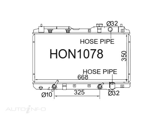 Fenix Radiators Radiator CR-V 94 - HON1078-PA26A