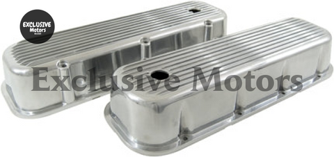 Chevy Big Block (1965-2009) Polished Aluminum Tall Valve Covers 396/427/454/502