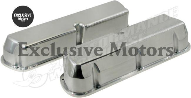 Ford 289 / 302 / 351W Tall Valve Covers Aluminum Smooth (1962-1996)