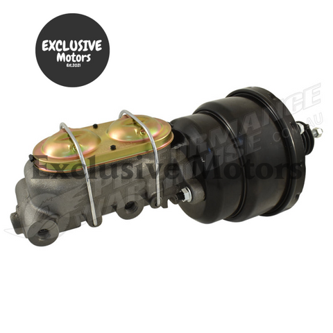 GM 1" Bore Master Cylinder & 7" Dual Brake Booster (1964-1972)