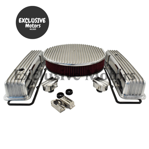 Chevy Small Block Valve Covers Air Cleaner Breathers (1955-2003)