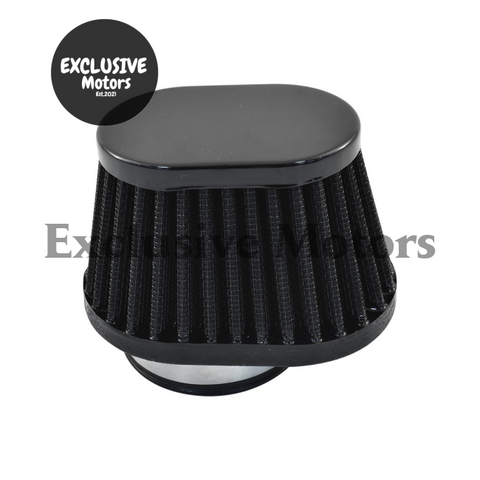 VW Solex 30 / 31 / 34PICT (1967-1979) - Black 80mm Air Filter, 52mm Neck