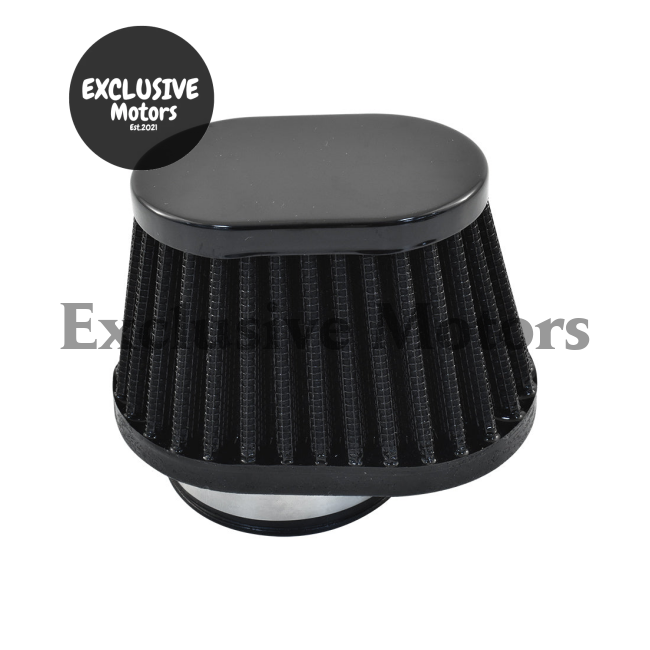 VW Solex 30 / 31 / 34PICT (1967-1979) - Black 80mm Air Filter, 52mm Neck
