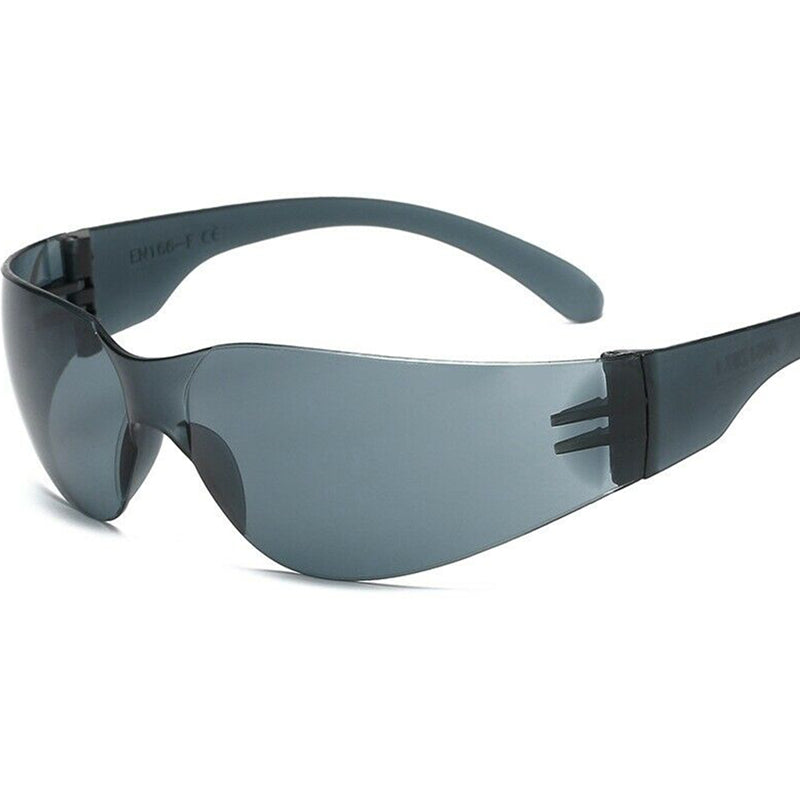 12 Safety Glasses Tinted Smoke Lens Bulk Work Eye Protect Goggle — image 1