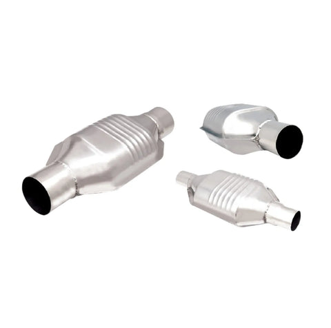 XForce 2.5in Oval Ceramic Hi-Flow Racing Catalytic Converter