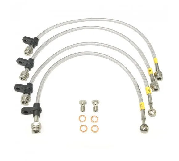 Hel Braided Brake Lines Kit (EVO X)