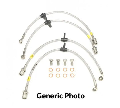 Hel Braided Brake Lines Kit (200SX S14/S15 w/GTS-T or GT-R Front Calipers)