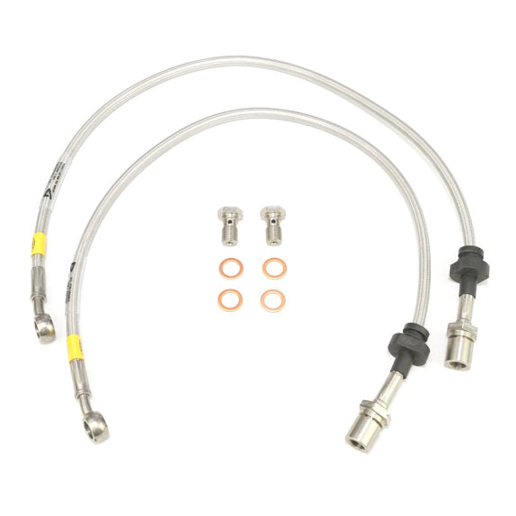 Hel Braided Brake Lines - Front Only (WRX/STi 01-07) — fits Subaru STI