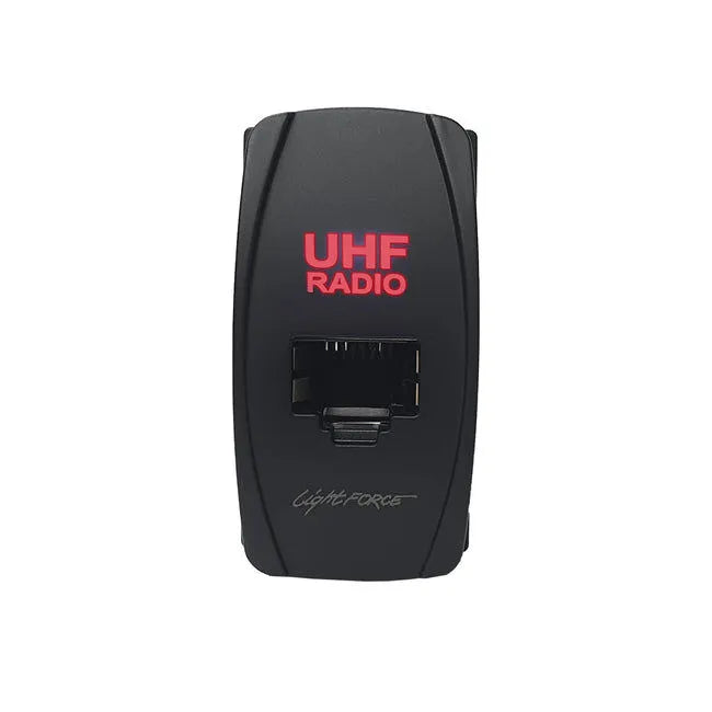 Lightforce RJ45 Universal Carling Style UHF Passthrough Connector - Red LED