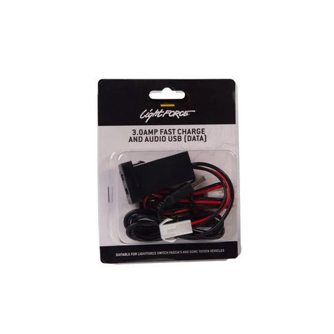 Lightforce USB Passthrough and Charger (Camry 11-14/Landcruiser 200 Series 08-21) — fits Toyota Landcruiser Prado 1... (image
