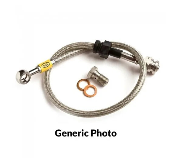 Hel Braided Clutch Lines Kit (EVO 8-9) — fits Mitsubishi Evo 8