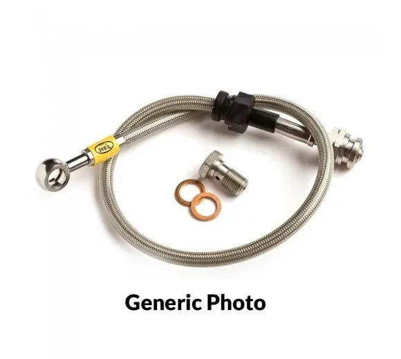Hel Braided Clutch Lines Kit (Universal Tremec T56 w'Wilwood 1/8" NPT Master Cyl Full Length)