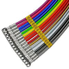 Hel Braided Clutch Line Kit - OEM Length (Excel 94-99) White, Black Tag