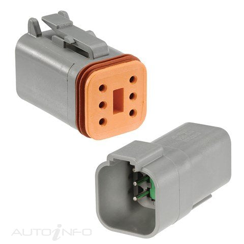 Narva Connector 6 Way Deutsch Kit - 57426BL