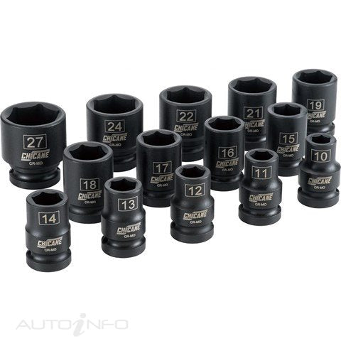 Chicane 1/2IN 14PC Socket Set - CH1131