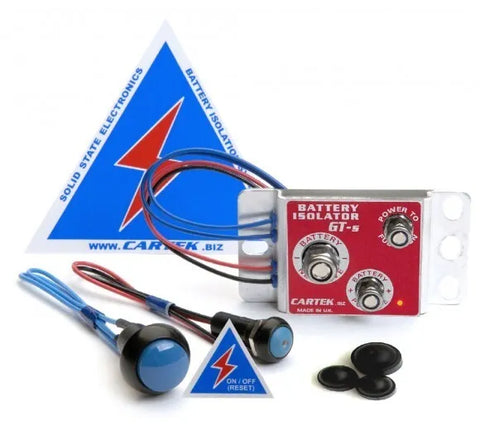 Cartek Motorsport Battery Isolator GT Kit - Blue Button (image 2)