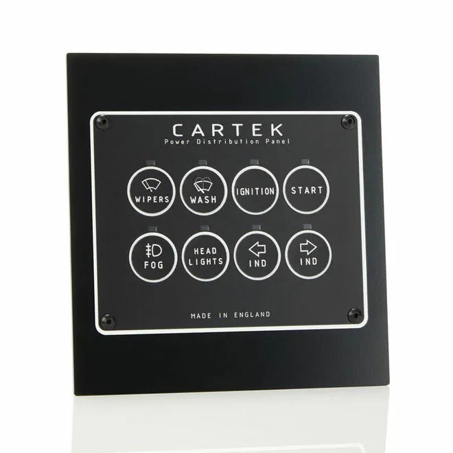 Cartek Motorsport Power Distribution Panel 8 Channel - Retro Edition