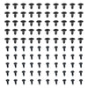 190Pcs Car Body Trim Clips Retainer Rivets Screw Panel Push Fastener Bumper — image 2