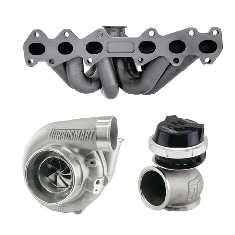 CMA 6Boost Turbosmart Turbo Kit 6870 Kompact V-Band 1.07AR 850HP to 990HP (1JZGTE - Non VVTI) - Red Wastegate — fit...