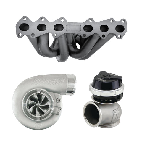 CMA 6Boost Turbosmart Turbo Kit 7880 V-Band 1.24AR 1275HP to 1425HP (Barra BA-FG + X Series) - Red Wastegate — fits...